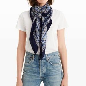 Club Monaco Phesa Floral Silk Scarf - 100% silk